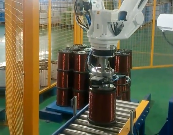 漆包線行業：華洋銅業視覺引導機器人案例展示