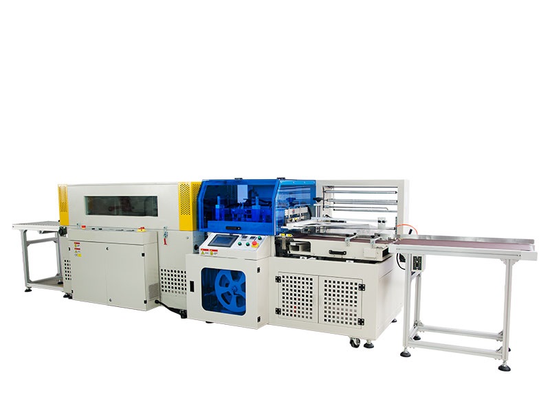 全自動L型垂直上下封切收縮機 WRL-5545DI+WRS-5030LW